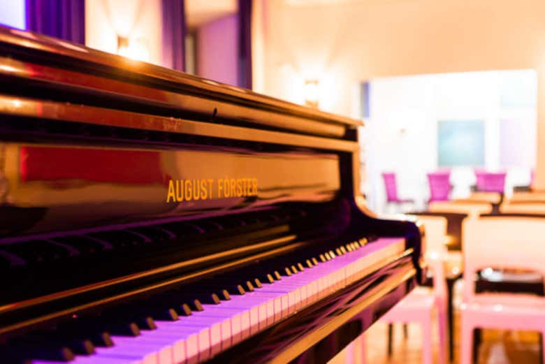 Piano del concierto de las obras de Chopin