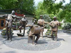 Monumento a los músicos en Praga