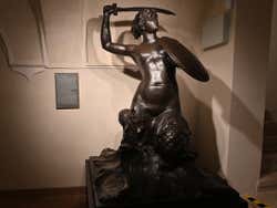 Escultura original de la Sirenita